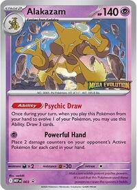 Alakazam - Mega Evolution Promo - #003 - Pokemon TCG card
