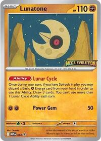 Lunatone #004 Lunatone - Mega Evolution Promo - #004 - Pokemon TCG card