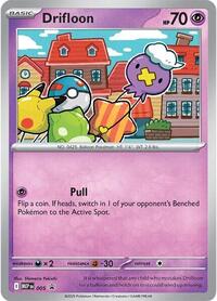 Drifloon - (Cosmos Holo) 005 - Mega Evolution Promo - #005 - Pokemon TCG card