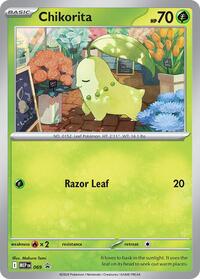 Chikorita #069 Chikorita - Mega Evolution Promo - #069 - Pokemon TCG card