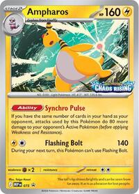 Ampharos #075 Ampharos - Mega Evolution Promo - #075 - Pokemon TCG card