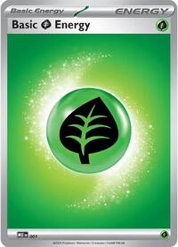 Basic Grass Energy - 001 - Mega Evolution Energies - #1 - Pokemon TCG card