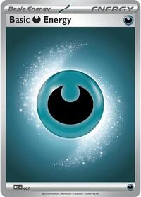 Basic Darkness Energy - 007 - Mega Evolution Energies - #7 - Pokemon TCG card
