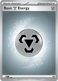 Basic Metal Energy - 008 - Mega Evolution Energies - #8 - Pokemon TCG card