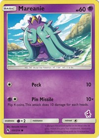 Mareanie #105 Mareanie - Battle Academy - #105 - Pokemon TCG card