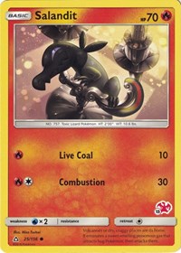 Salandit - 25/156 #025 Salandit - 25/156 - Battle Academy - #025 - Pokemon TCG card
