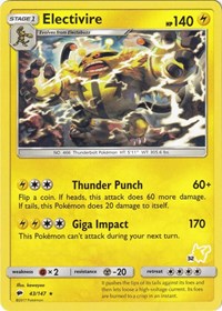 Electivire- 43/147 #043 Electivire- 43/147 - Battle Academy - #043 - Pokemon TCG card