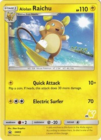 Alolan Raichu #SM65 Alolan Raichu - Battle Academy - #SM65 - Pokemon TCG card
