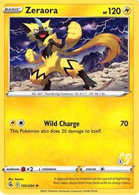 Zeraora #102 Zeraora - Battle Academy 2022 - #102 - Pokemon TCG card