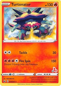 Turtonator - Battle Academy 2022 - #029 - Pokemon TCG card
