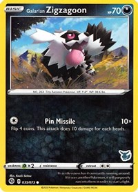Galarian Zigzagoon #035 Galarian Zigzagoon - Battle Academy 2022 - #035 - Pokemon TCG card