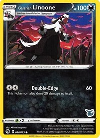 Galarian Linoone - Battle Academy 2022 - #036 - Pokemon TCG card