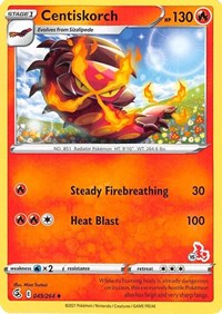 Centiskorch #049 Centiskorch - Battle Academy 2022 - #049 - Pokemon TCG card