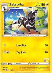 Zebstrika #054 Zebstrika - Battle Academy 2022 - #054 - Pokemon TCG card