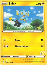 Shinx #091 Shinx - Battle Academy 2022 - #091 - Pokemon TCG card
