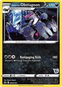Galarian Obstagoon #SWSH193 Galarian Obstagoon - Battle Academy 2022 - #SWSH193 - Pokemon TCG card