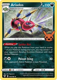 Ariados - Trick or Trade BOOster Bundle - #103 - Pokemon TCG card