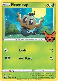 Phantump - Trick or Trade BOOster Bundle - #016 - Pokemon TCG card