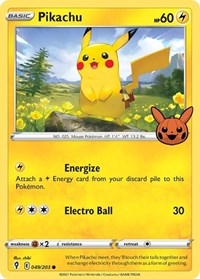 Pikachu #049 Pikachu - Trick or Trade BOOster Bundle - #049 - Pokemon TCG card