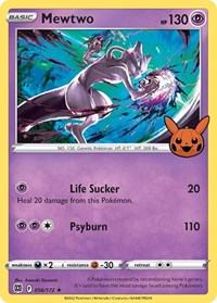 Mewtwo - Trick or Trade BOOster Bundle - #056 - Pokemon TCG card