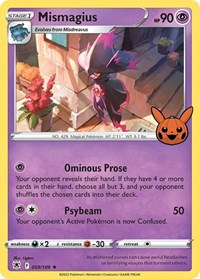 Mismagius - Trick or Trade BOOster Bundle - #059 - Pokemon TCG card