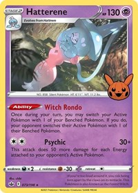 Hatterene - Trick or Trade BOOster Bundle - #073 - Pokemon TCG card