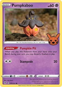 Pumpkaboo #076 Pumpkaboo - Trick or Trade BOOster Bundle - #076 - Pokemon TCG card