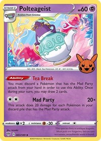 Polteageist - Trick or Trade BOOster Bundle - #083 - Pokemon TCG card