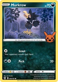 Murkrow #093 Murkrow - Trick or Trade BOOster Bundle - #093 - Pokemon TCG card