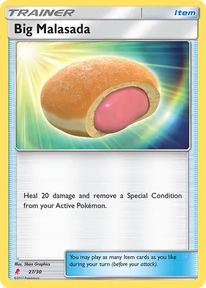 Big Malasada - Sun & Moon Trainer Kit Lycanroc - #27 - Pokemon TCG card