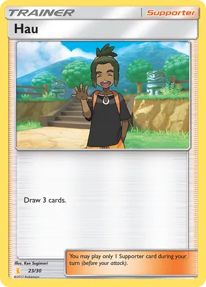 Hau - Sun & Moon Trainer Kit Alolan Raichu - #23 - Pokemon TCG card