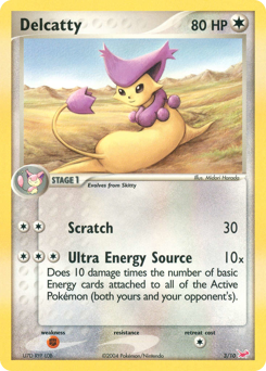 Delcatty - EX Trainer Kit Latias - #3 - Pokemon TCG card