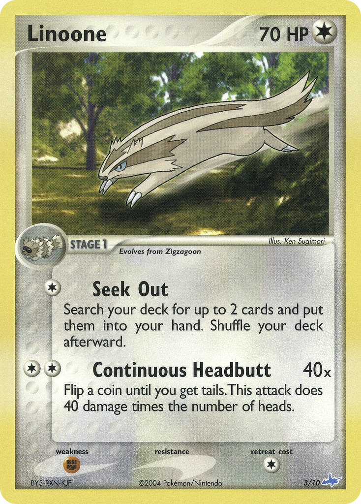Linoone - EX Trainer Kit Latios - #3 - Pokemon TCG card