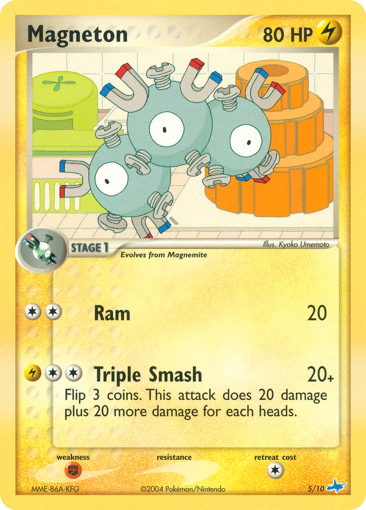 Magneton - EX Trainer Kit Latios - #5 - Pokemon TCG card