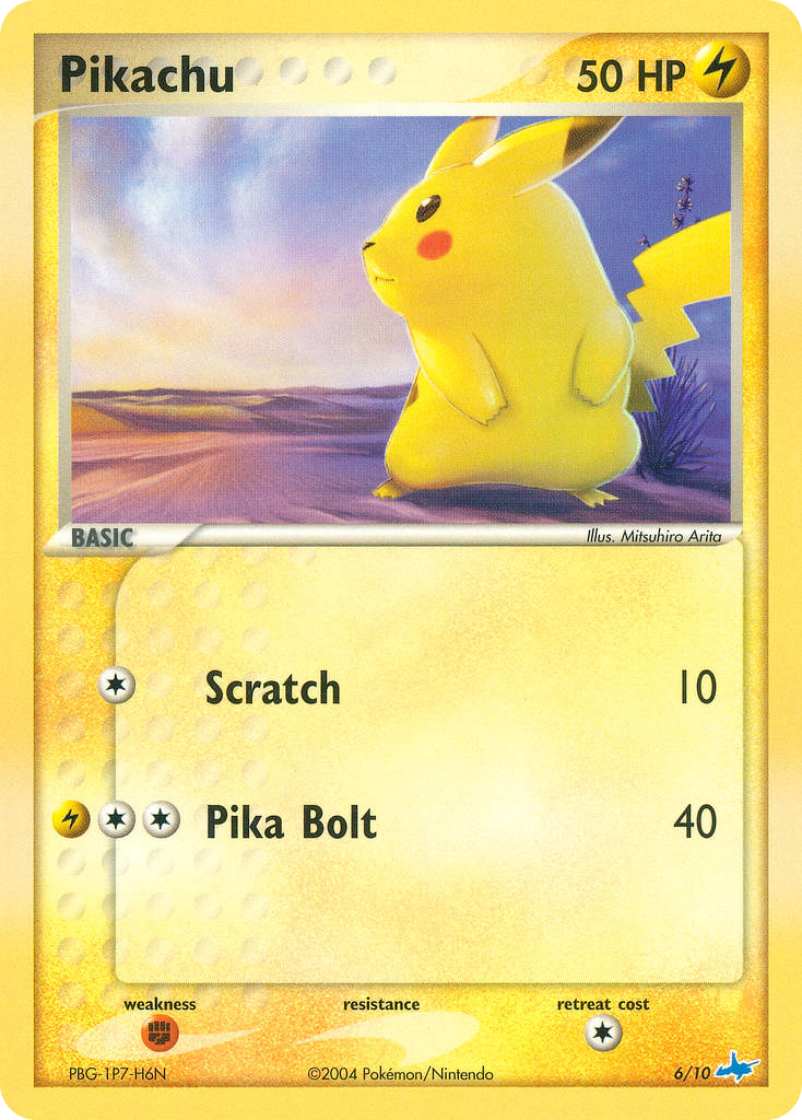 Pikachu - EX Trainer Kit Latios - #6 - Pokemon TCG card