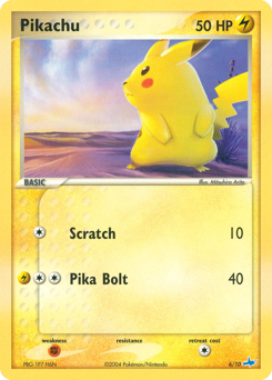 Pikachu - EX Trainer Kit Latios - #6 - Pokemon TCG card