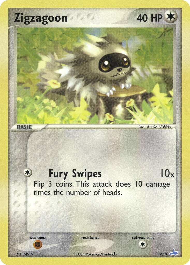 Zigzagoon - EX Trainer Kit Latios - #7 - Pokemon TCG card