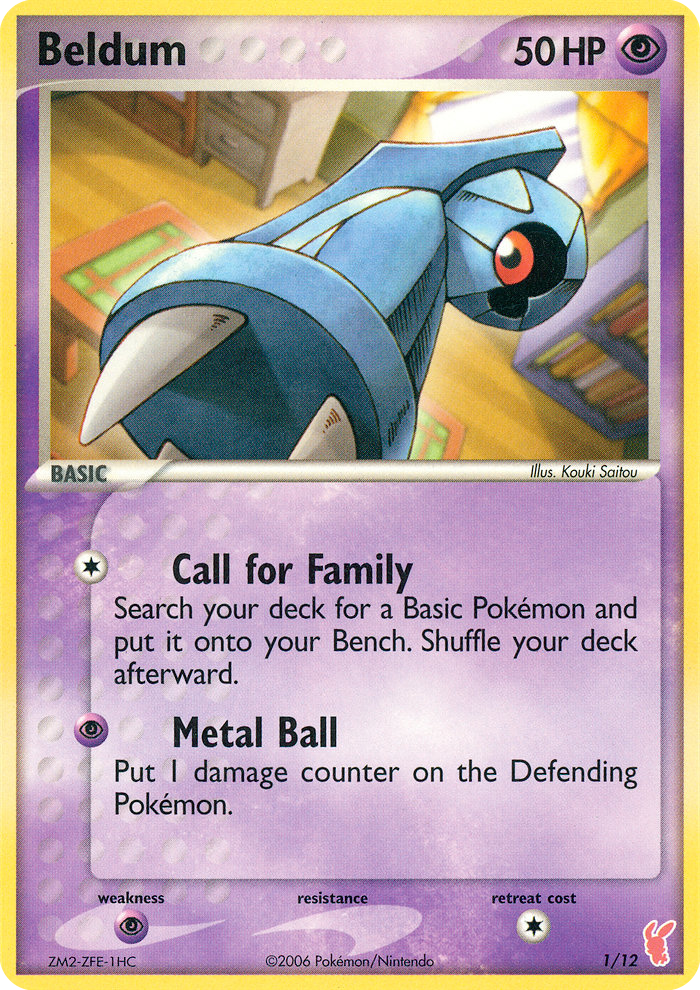 Beldum - EX Trainer Kit 2 Plusle - #1 - Pokemon TCG card