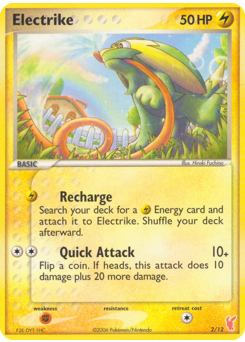 Electrike - EX Trainer Kit 2 Plusle - #2 - Pokemon TCG card