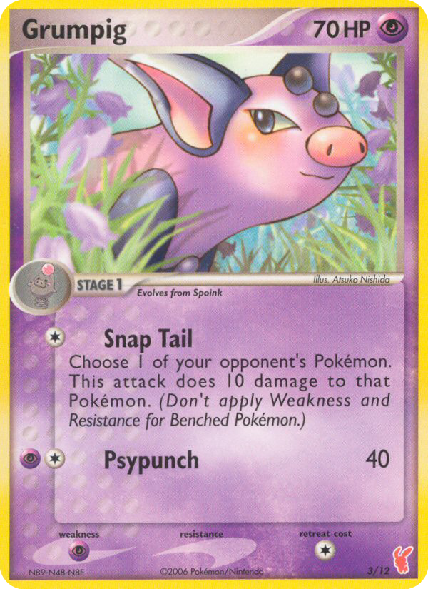 Grumpig - EX Trainer Kit 2 Plusle - #3 - Pokemon TCG card