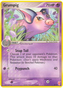 Grumpig - EX Trainer Kit 2 Plusle - #3 - Pokemon TCG card