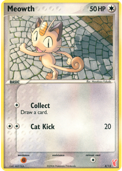 Meowth #4 Meowth - EX Trainer Kit 2 Plusle - #4 - Pokemon TCG card