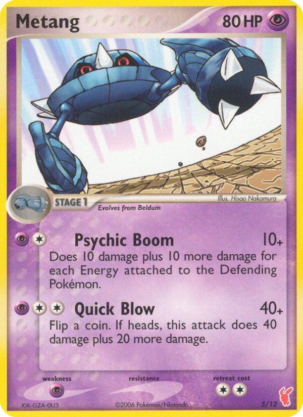 Metang - EX Trainer Kit 2 Plusle - #5 - Pokemon TCG card