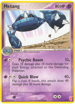 Metang - EX Trainer Kit 2 Plusle - #5 - Pokemon TCG card