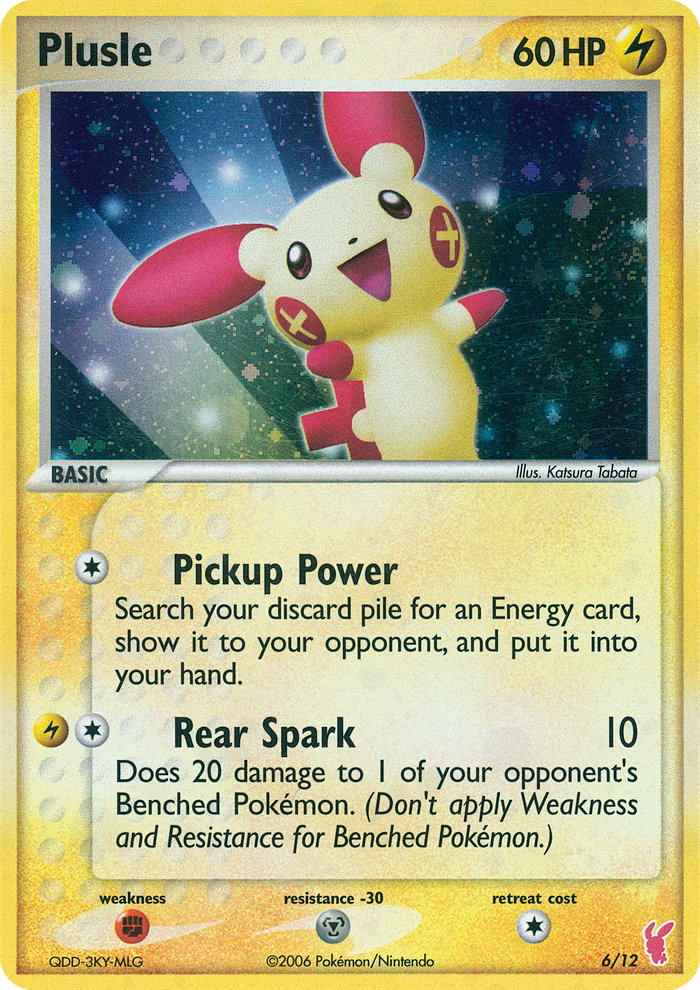 Plusle - EX Trainer Kit 2 Plusle - #6 - Pokemon TCG card