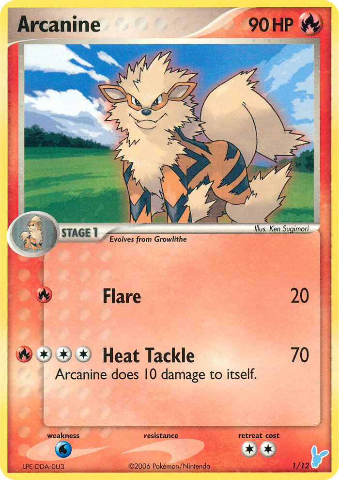 Arcanine - EX Trainer Kit 2 Minun - #1 - Pokemon TCG card