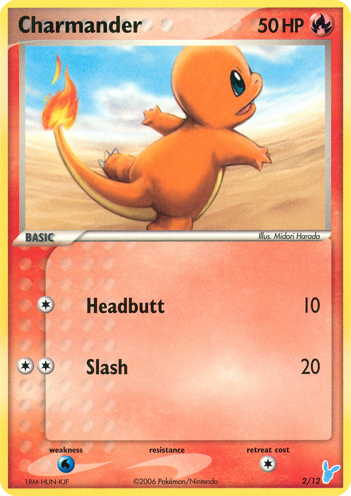 Charmander - EX Trainer Kit 2 Minun - #2 - Pokemon TCG card