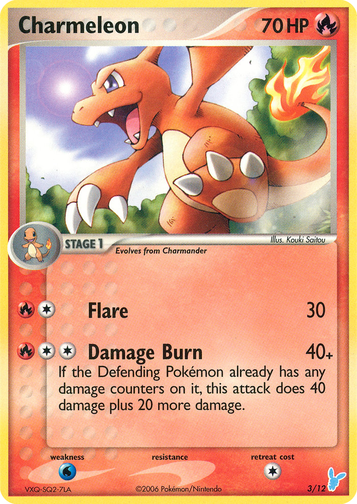 Charmeleon - EX Trainer Kit 2 Minun - #3 - Pokemon TCG card