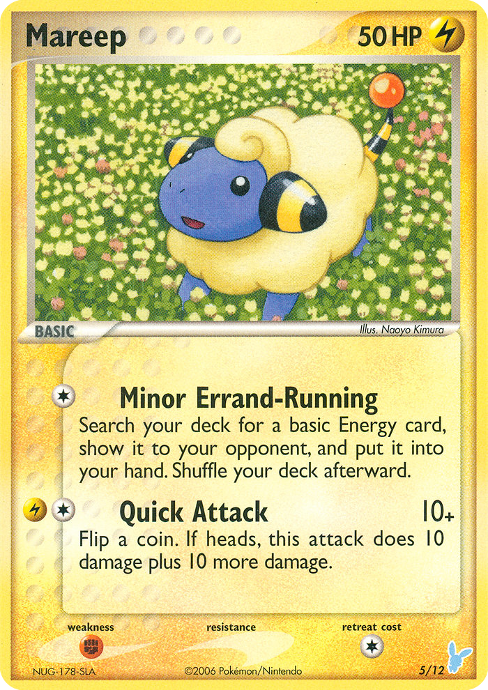 Mareep - EX Trainer Kit 2 Minun - #5 - Pokemon TCG card