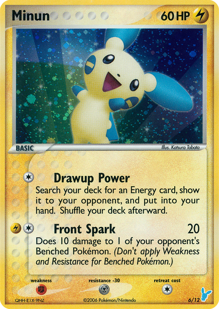 Minun - EX Trainer Kit 2 Minun - #6 - Pokemon TCG card